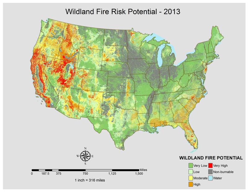 Wildfire Risk Map