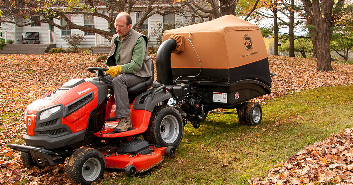 Tips for Using Your Leaf Vacuum - DR's Country Life Blog