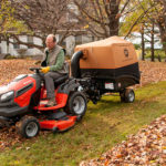 The DR Leaf and Lawn Vac eliminates raking!