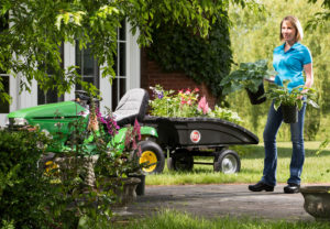 The DR® Leaf and Lawn Vacuum Trailer is great for gardening!