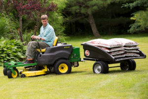 The DR® Leaf and Lawn Vac Trailer is perfect for yard and farm!