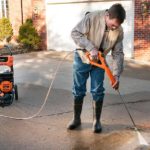 Generac SpeedWash Pressure Washer in action